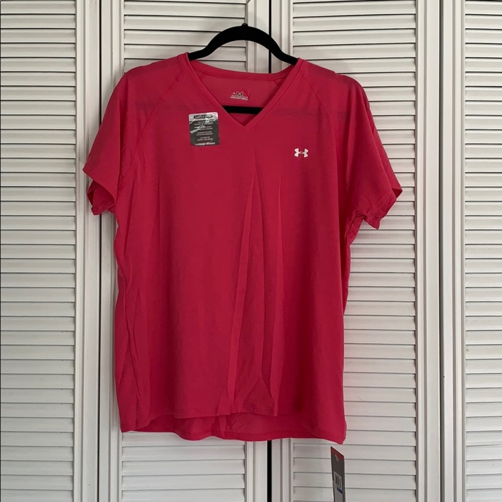 Bright Pink Under Armour top NWT